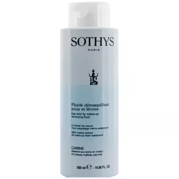 Средство для снятия макияжа с глаз и губ с экстрактом мака Eye And Lip Make-Up Removing Fluid Sothys 500 мл