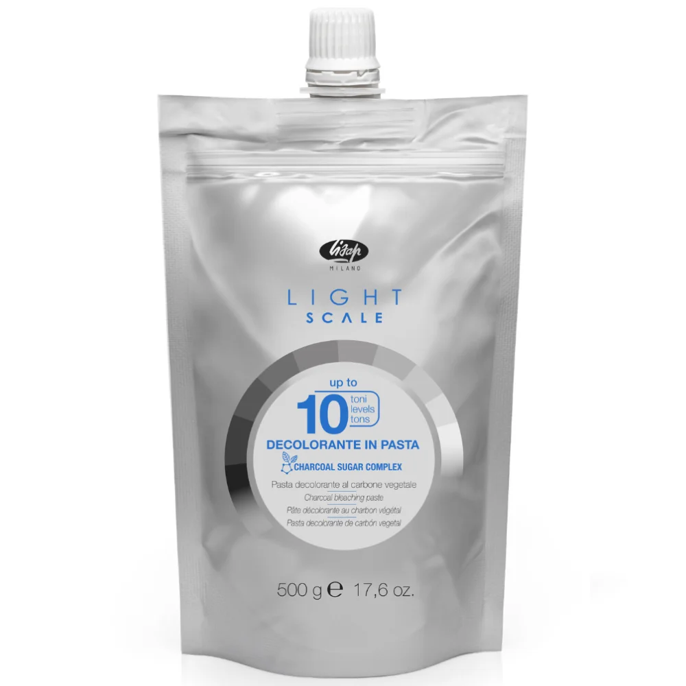 Профессиональная черная обесцвечивающая паста Light Scale
