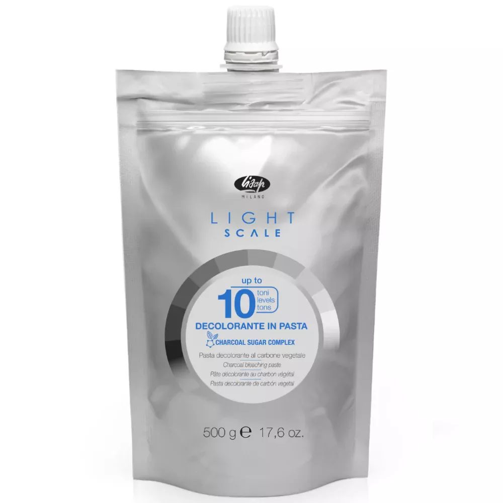 Профессиональная черная обесцвечивающая паста Light Scale