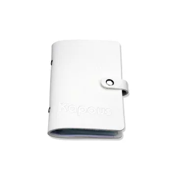 Органайзер для стемпинг пластин на 15 штук белый Crazy story Kapous