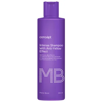 Шампунь глубокое восстановление и нейтрализация желтизны Intense Shampoo With Anti-Yellow Effect Concept 300 мл
