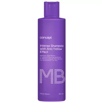 Шампунь глубокое восстановление и нейтрализация желтизны Intense Shampoo With Anti-Yellow Effect Concept 300 мл