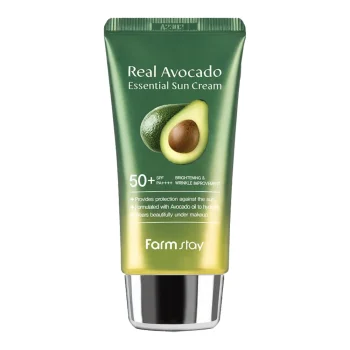 Солнцезащитный крем SPF 50+ Real Avocado Essential Sun Cream FarmStay 70 г