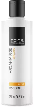 Шампунь для придания блеска волосам с маслом арганы Argania Rise Organic Epica