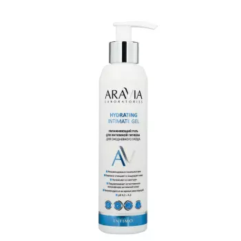 Увлажняющий гель для интимной гигиены для ежедневного ухода Hydrating Intimate Gel Aravia 200 мл