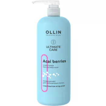 Кондиционер для окрашенных волос с экстрактом ягод асаи Ultimate Care Ollin Professional 1000 мл