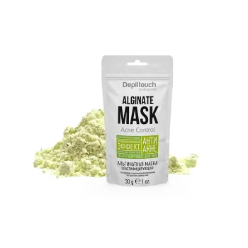 Альгинатная маска с солодкой и противовоспалительным экстрактом ним Depiltouch 30 г