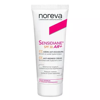 CC крем для чувствительной кожи лица Sensidiane AR+ SPF30 Noreva 40 мл