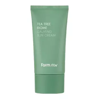 Солнцезащитный крем SPF50+ Tea Tree Biome Calming Sun Cream FarmStay