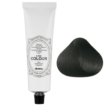Краска для волос Black-Черный 1,0 Davines 60 мл