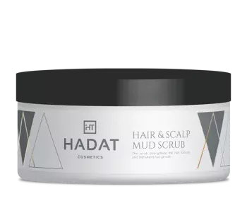 Очищающий скраб с морской солью для волос и кожи головы Hair&Scalp Mud Scrub Hadat