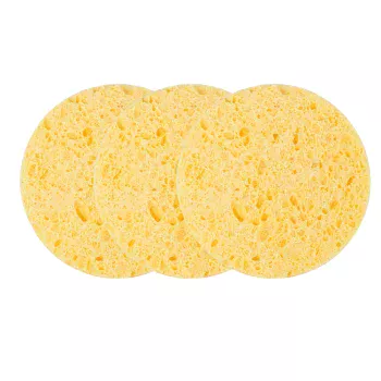 Губка для снятия макияжа круглая цветная Harizma