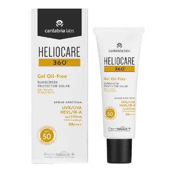 Солнцезащитный гель для нормальной и жирной кожи Heliocare 360º Gel Oil-Free Dry Touch SPF 50 Cantabria Labs