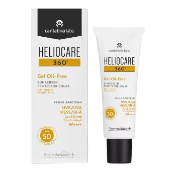 Солнцезащитный гель для нормальной и жирной кожи Heliocare 360º Gel Oil-Free Dry Touch SPF 50 Cantabria Labs