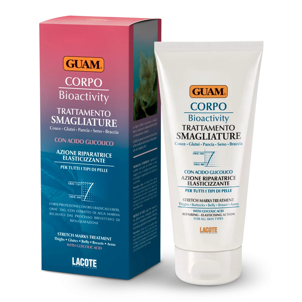 Биоактивный крем от растяжек с гликолевой кислотой Corpo