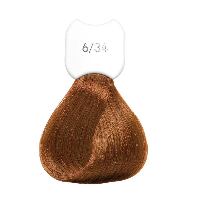 Стойкая крем-краска для волос Kydra Creme (KC00634, 6/34, Blond fonce dore cuivre, 60 мл, Золотистые/Медные оттенки)