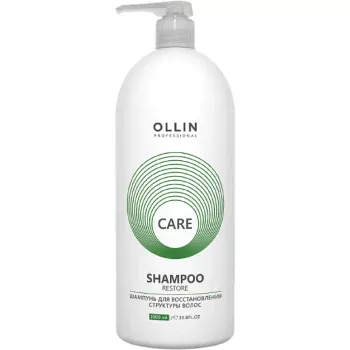 Шампунь для восстановления структуры волос Restore Shampoo Ollin Care Ollin Professional