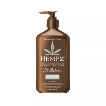 Молочко для тела увлажняющее Люкс Ваниль Beauty Actives Vanilla Lux Herbal Body Moisturizer Hempz