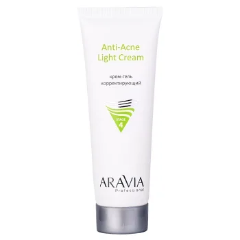 Крем-гель корректирующий для жирной и проблемной кожи Anti-Acne Light Cream Aravia 50 мл