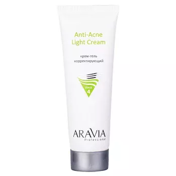 Крем-гель корректирующий для жирной и проблемной кожи Anti-Acne Light Cream Aravia 50 мл