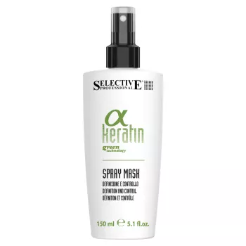 Маска-спрей для придания четкости контуру завитков вьющихся волос и разглаживания прямых волос Alpha Keratin Selective Professional 150 мл