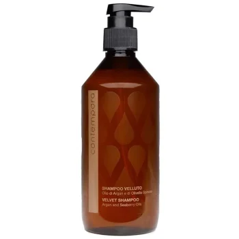 Разглаживающий шампунь Сияющий бархат с экстрактом масел Арганы и Облепихи Shampoo Velluto Olio di Argan e di Olivello Spinoso Barex 500 мл
