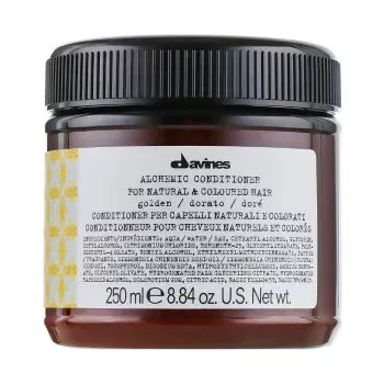 Кондиционер Алхимик для натуральных и окрашенных волос Золотой Alchemic Сonditioner Davines