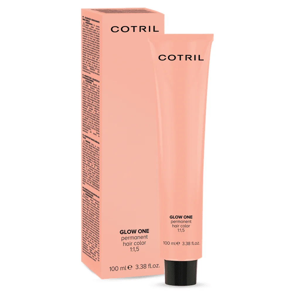 Низкоаммиачный перманентный краситель Glow One (PNCOTCO6060, 5CA, светло-коричневый пепельно-медный, 100 мл)