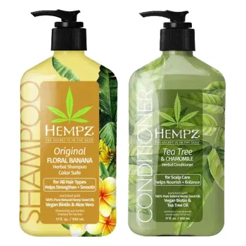 Набор уход для волос Оригинальный + Здоровые волосы Hempz 1 шт