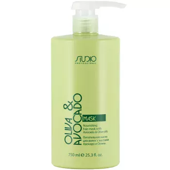Питательная маска для волос с маслами Авокадо и Оливы Kapous 750 мл