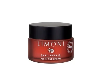 Восстанавливающий крем для лица с экстрактом секреции улитки Snail Repair All In One Cream Limoni 50 мл