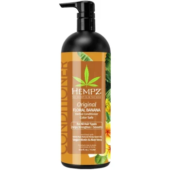 Кондиционер Оригинальный Original Herbal Conditioner For Damaged Color Treated Hair Hempz 1000 мл
