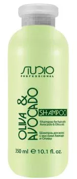 Шампунь увлажняющий для волос с маслами авокадо и оливы Kapous 350 мл