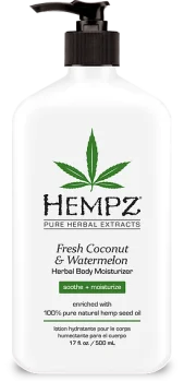 Увлажняющее молочко для тела Кокос и Арбуз Hempz 500 мл
