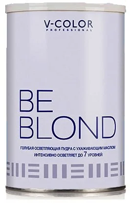 Порошок для осветления Be Blond, голубой, осветляет на 7 уровней