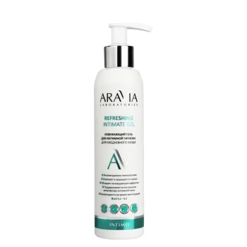 Освежающий гель для интимной гигиены для ежедневного ухода Refreshing Intimate Gel Aravia 200 мл