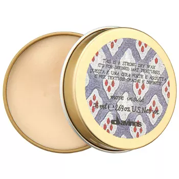 Сухой воск More Inside для текстурных матовых акцент Strong Dry Wax Davines 75 мл