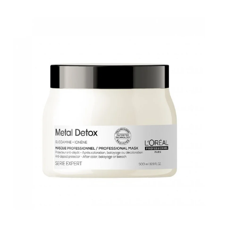 Глубоко питательная маска после окраски Serie Expert Metal Detox