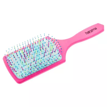 Щетка массажная Rainbow широкая пурпурная Harizma