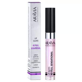 Блеск для губ 4D Full Sensational lip gloss Aravia