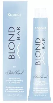 Крем-краска для волос с экстрактом жемчуга Blond Bar Kapous