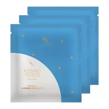 Набор Деликатная маска тройного действия Herbes Fraiches Kosmoteros 5*10 мл