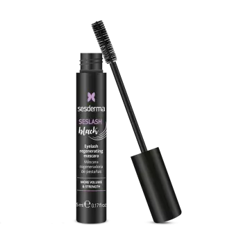 Тушь восстанавливающая для ресниц с эффектом объема и разделения ресниц Seslash Black Sesderma