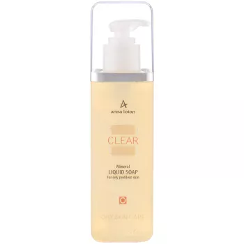 Гигиеническое минеральное мыло для жирной кожи Clear Mineral Hygienic Liquid Soap Anna Lotan 250 мл