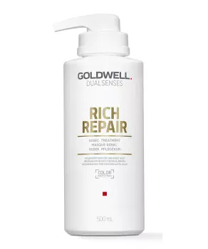 Восстанавливающий уход за 60 секунд для поврежденных волос Rich Repair 60sec Treatment Goldwell