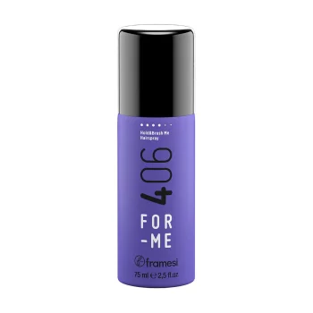 Лак для волос сильной фиксации For-Me 406 Hold&Brush Me Hairspray Framesi 75 мл Лак для волос сильной фиксации For-Me 406 Hold&Brush Me Hairspray Framesi 75 мл