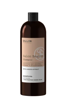 Шампунь для волос с экстрактом семян льна Ollin Professional 1000 мл