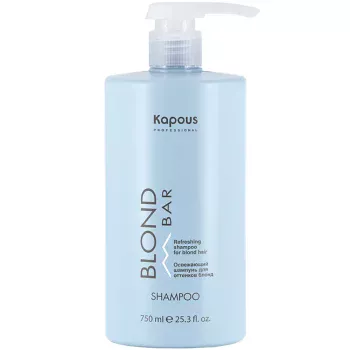 Освежающий шампунь для оттенков блонд Blond bar Kapous 750 мл