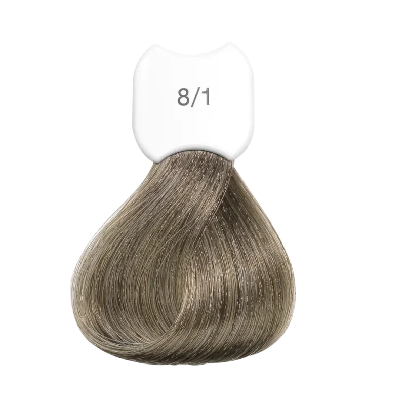 Стойкая крем-краска для волос Kydra Creme (KC00081, 8/1, Blond clair cendre, 60 мл, Натуральные/Опаловые/Пепельные оттенки)