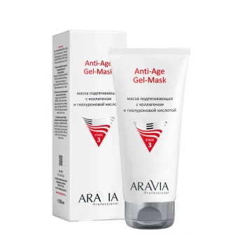Маска подтягивающая с коллагеном и гиалуроновой кислотой Anti-Age Gel-Mask Aravia 200 мл